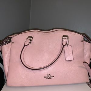 Pale pink COACH purse